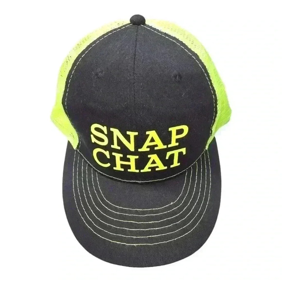 Cobra Snapchat Snapback Mesh Hat Cap Neon Green Yellow Black One Size - Picture 2 of 13